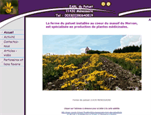 Tablet Screenshot of fermedupatuet.fr
